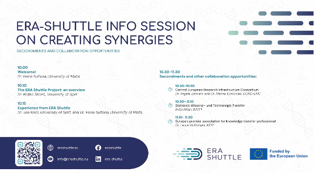ERA-Shuttle Info Session: Exploring Secondment Opportunities and Cross-Sector Collaborations