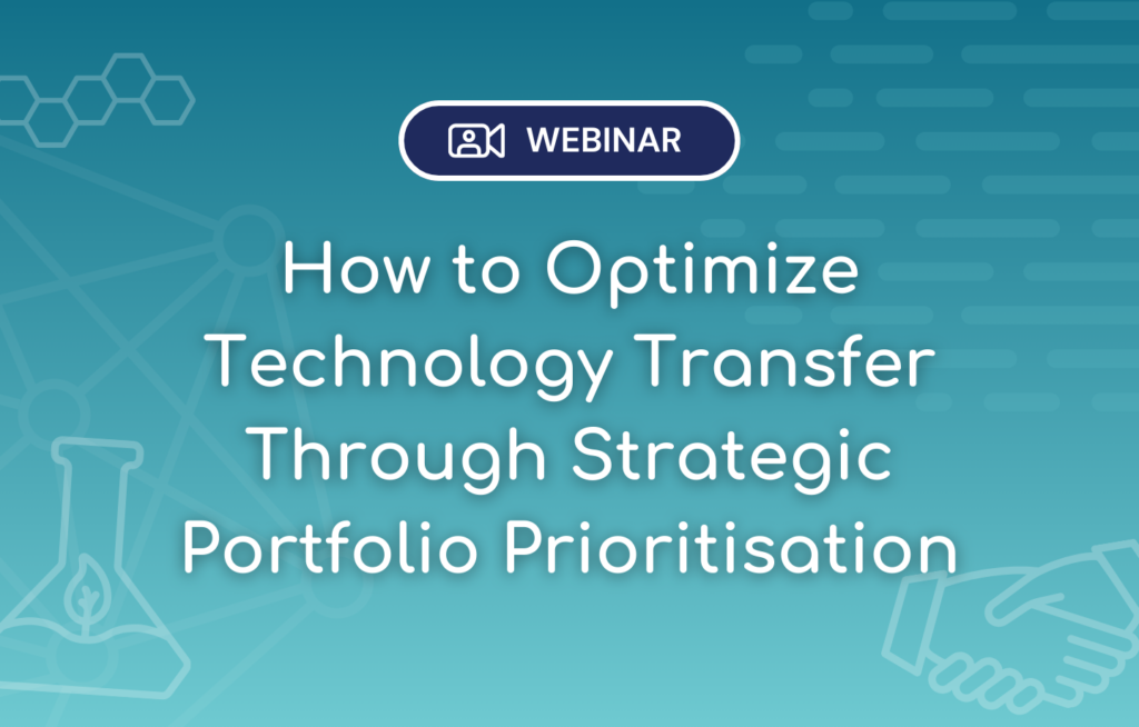 How to Optimize Technology transfer through Strategic Portfolio Prioritisation